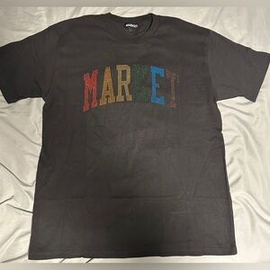 Market Black Graphic T-Shirt New